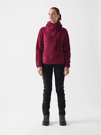 MERU |  Damen Fleecejacke Roxburgh Hoodie | beere